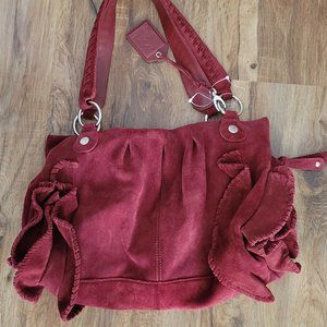 Crown Vintage Burgundy Purse